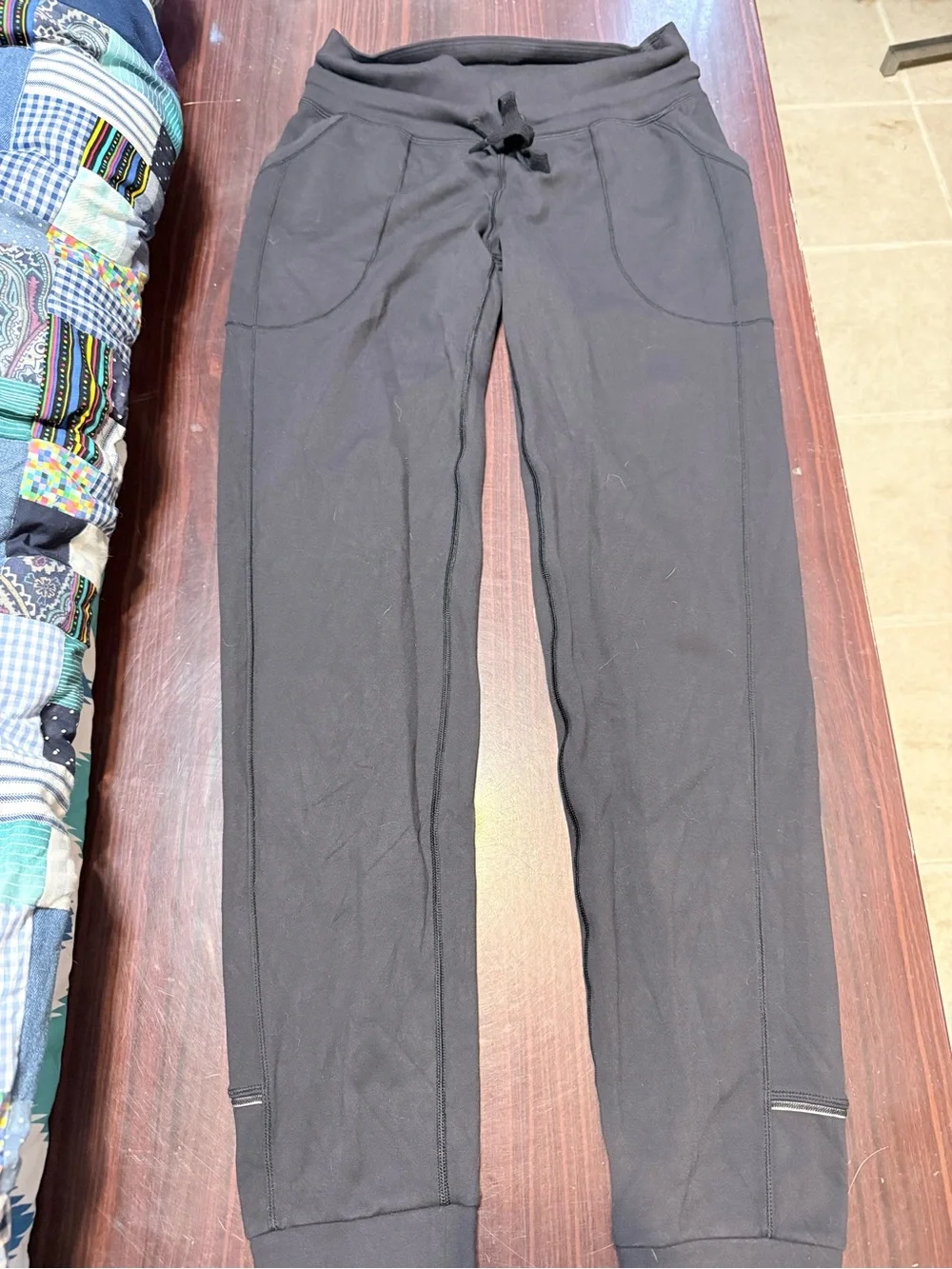 lululemon athletica Black Drawstring Jogger Pants